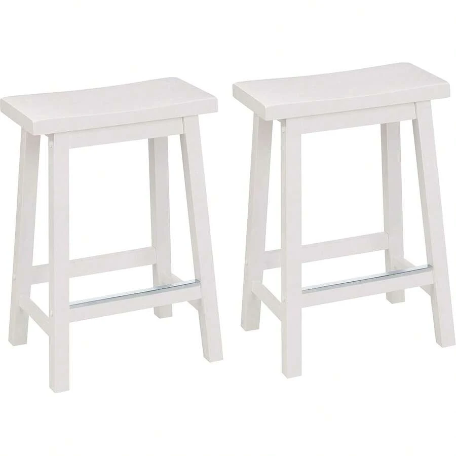 Taburetes de bar - Blanco - Ver 1