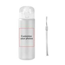 1pc 26oz Customizable Photo Plastic Water Bottle, Personalized Daily Drinking Cup, Coffee Mug, Surprise Water Bottle, New Year Gift, Birthday Gift, Valentine's Day Gift, Suitable For Family, Friends, And Lovers,Multi-Functional,Adjustable, Reusable,Ornamental,Easy To Clean,Cute,Comfortable,Stylish,Soft,Adorable,High-Quality,Modern,Colorful,Custom,Personalized,Unique,Ideal Gifts For Him,Ideal Gifts For Her,Her,Girlfriend,Dad,Boyfriend,Family,Mom,Friends,Son,Daughter,Kitchen,Dining Room,Bathroom,Living Room,Bedroom,School,Office,Tea Room,Home,Garden,Camping & Hiking Gear