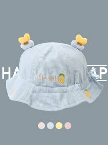 适合春秋季节的婴儿太阳帽，女婴幼儿新生儿渔夫帽，防晒 - 彩色 - 查看 5