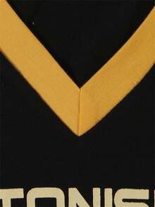 Summer Sporty Women 2 Pieces Set Club Outfits Letter Print V-Neck Crop Tops+Matching Drawstring Shorts Casual Tracksuit