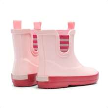 Wellies For Kids Boys Girls Wellington Boots Waterproof Non-Slip Rain Boots For Kids Unisex Short Wellington Boots Toddler/Little Kid/Big Kid - Pink - View 6