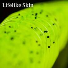 5pcs High Quality Silicone Soft Fishing Lures, Asymmetric T-Shaped Tail, Bionic Soft Tail, Fishing Bait, Artificial Lures - Multicolor - View 9