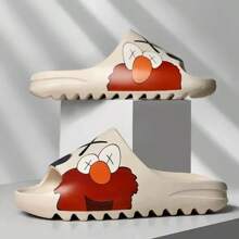 Summer Men's House Slippers Fashion Couple Indoor Outdoor Comfort Bathroom Shoes Soft Non-Slip EVA Slippers Beach