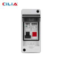 CILIA Interruttore automatico in miniatura 1/2/4 pezzi - DPN 1P+N 220 V, 4,5 kA 30 mA, 1 modulo (C6/10/20/25/32)