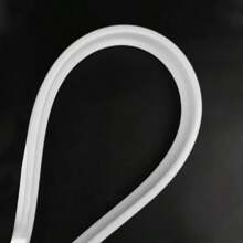 Barrera de ducha de silicona de goma, tapón de agua, tira impermeable para baño, tira de retención de agua, tira de sellado inferior de puerta flexible - Gris - Ver 3