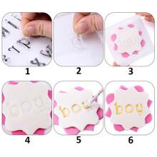 3pcs/Set Alphabet Silicone Stamps For Cookies, Letters Cake Stamp Decorating Tools Fondant Embossing DIY Cutter Pastry Accessories