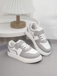 儿童时尚女童跑步鞋2025春秋季防滑休闲运动鞋 - 淺灰色 - 查看 2