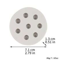 3D Blueberry & Raspberry Silicone Mold For DIY Crafts - Versatile Liquid Resin Casting Tool For Plaster, Clay Decorations - Multicolor - View 9