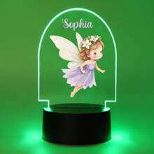 1 szt. Spersonalizowana nazwa akwarela magiczne fioletowe wróżki kreatywny prezent 3D iluzja światła lampka nocna LED ciepłe światło prezent urodzinowy prezent świąteczny dekoracja lampka biurkowa lampka nocna. Prezent dla dziewczyny prezent na ukończenie szkoły, wielofunkcyjny, regulowany, trwały, ozdobny, wielokrotnego użytku, wykwintny, uroczy, wysokiej jakości, nowoczesny, kolorowy, słodki, wygodny, stylowy, niestandardowy, spersonalizowany, niepowtarzalny, idealny prezent dla niego, idealny prezent dla niej, chłopaka, dziewczyny, taty, mamy, rodziny, przyjaciół, odświeżenie domu, spersonalizowane rękodzieło, dom i życie, świąteczna atmosfera domu, jesienne odświeżenie domu, dekoracja świąteczna, harmonia w domu