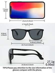 1 Pair Unisex Fashion Sunglasses, Classic Style Decorative Glasses Suitable For Outfits, Travel, Beach, Festivals, Driving, Sports, Vacations, Street, Fishing, Outdoor Activities, Parties