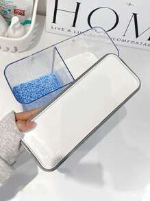 موزع مثبت على الحائط لمنظف الغسيل - تخزين متعدد الاستخدامات لمنشطات رائحة الغسيل مع أكواب مرفقة، أدوات المطبخ، اكسسوارات المطبخ، أدوات المطبخ