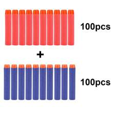 50/100/200pcs Toy Foam Bullet Set, Children Toy Foam , Soft Foam Bullets, Dart Refills, Easter Stocking Stuffers, Dart Bullet Set, Outdoor Toy Refills, Bullet Refill Pack
