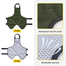 Waterproof Pet Clothes Dog Rain Jacket Belly Cover Corgi Raincoat Dog Bellyband Breathable Anti-Dirty Puppy Outfits Doggy Raincoat Dog Belly Protector