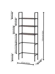 1pc Bathroom Toilet/Washing Machine Storage Shelf, Floor-To-Ceiling Detachable Upgraded Storage Shelf, Improve Bathroom/Toilet/Balcony/Laundry Room Storage Space, Maximum Load 20kg Home Bathroom Decor Bathroom Organizer Summer