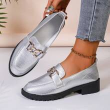 2025 Fashion Casual New Loafers For Women, British Style Round Toe Lightweight Breathable Slip-On Flats, Suitable For All Seasons Couples