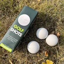 Zestaw kieliszków do wódki w kształcie piłki golfowej, szklanki do picia z pokrywkami do tequili, prezenty dla mężczyzn, prezent urodzinowy dla męża i ojca, okrągłe naczynia do napojów o tematyce sportowej, wyjątkowe akcesoria do dekoracji imprez golfowych