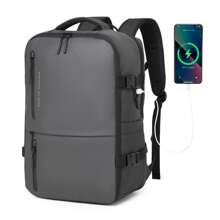 Practical Under Seat Carry-On Cabin Size Travel Laptop Backpack With USB & Type-C Charging Port, Waterproof Business Backpack With Multiple Pockets, Overnight Backpack For Men And Women