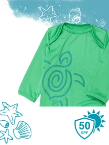 BABY BODYSUIT UV50+ PROTECTION - Lime Green - View 3