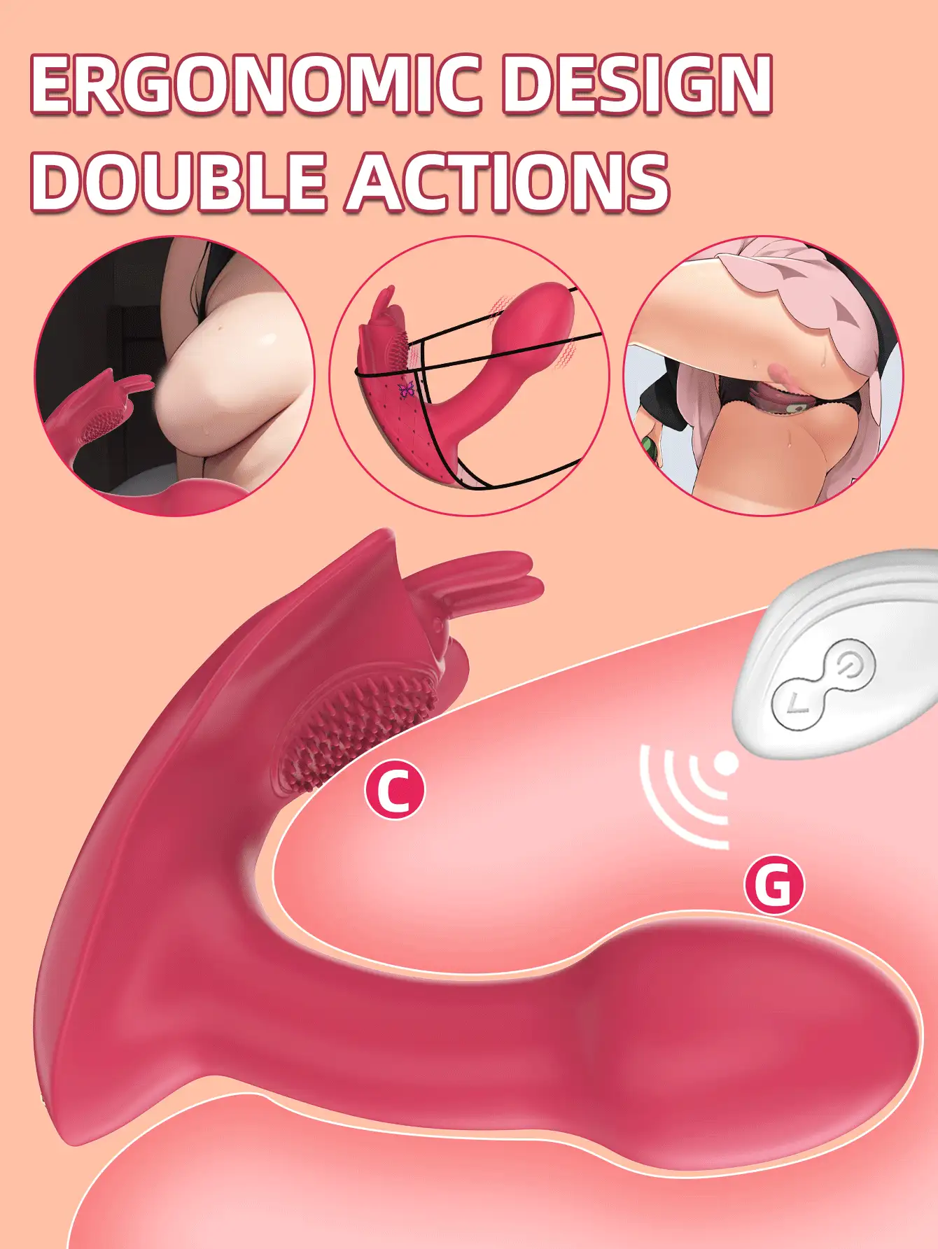 Butterfly Vibrator Spot Clitoral Estimulador Vaginal Massage Sexy Vibrador Borboleta,Wearable Dildo Vibrador Adult Sexy Sex Toy Massageador Vaginal,Vibrator Female Clitoral G Spot Vibrating Sexy Panty Vibrator Remote Control Dildo