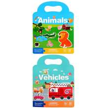 Portable Reusable Sticker Book For Kids Early Education,Kindergarten,Brain Teaser,Montessori Puzzle Toys Sticker Book,Kids Toys,Stickers,Sticker Book,Kids Toys,Stickers,Sticker Book,Kids Toys,Reusable Sticker Book,Sticker Book,Kids Toys,Reusable Sticker Book - Multicolor - View 15