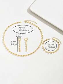 1 Set Vintage Metallic Tassel Linked Elegant Jewelry Set, Suitable For Matching Spring And Summer Outfits