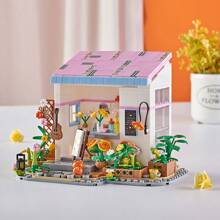 WLtoys Three Miniature Building Blocks Japanese City Architecture DIY Shop Street View House Model Building Blocks Gift Gift Gifts For Kids