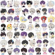 80Pcs Game Love And Deepspace Stickers Cartoon Figure Li Shen Qi Yu Shen Xinghui PVC Graffiti Sticker Kids Gift