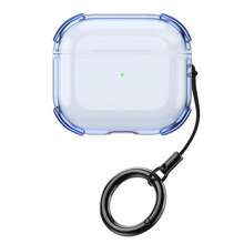 1 Piece Of Multi-Hued Translucent + Circular Loop Drop-Resistant Earphone Cup Sleeve Compatible With 1/2/3/4/Pro/Pro 2nd Generation Wireless Earphone Protective Enclosure