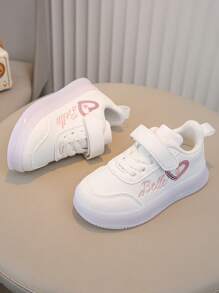 Zapatos de princesa con luces LED de moda para niñas, zapatillas deportivas casuales para niños, zapatos para niños pequeños y niños - Blanco - Ver 5