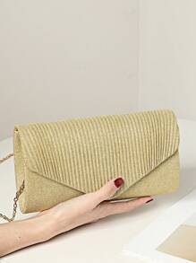 Ensemble de bijoux en strass pour femmes, ensemble de bijoux étincelant comprenant un collier, des boucles d'oreilles, un bracelet en or scintillant. Sac enveloppe pliant en V scintillant, portefeuille scintillant, sac à main élégant pour banquet, sac à main pour bal de promo pour femmes, sac à bandoulière en métal pour mariage et soirée, nouveau sac de soirée pour banquet