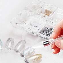 12 Pcs Wax Replacement Head Tips Rhinestone Picker Tool For Nail Dotting Pen To Pick Up Nail Gem Jewelry Wax Pen For Rhinestones - Multicolor - View 10