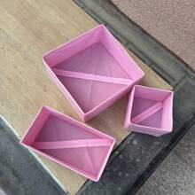 1/3/6件装,多功能无纺布收纳盒,衣物收纳盒,抽屉分区整理盒,内衣收纳盒,家居卧室衣柜收纳盒,桌面化妆品收纳篮卧室,收纳盒,收纳,家居收纳,女款白色T恤,女款黑色裤子,女士冬装,连衣裙,女士冬装,优雅女士连衣裙,女士白衬衫,长袖,女士白连体裤,女士春装连衣裙,女士春装,春季,春装,极简主义,夏季上衣 - 粉色 - 查看 2