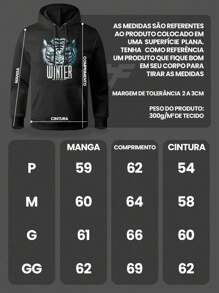 Moletom BABY GOKU POWER Casaco Blusa Canguru Manga Longa Malha premium