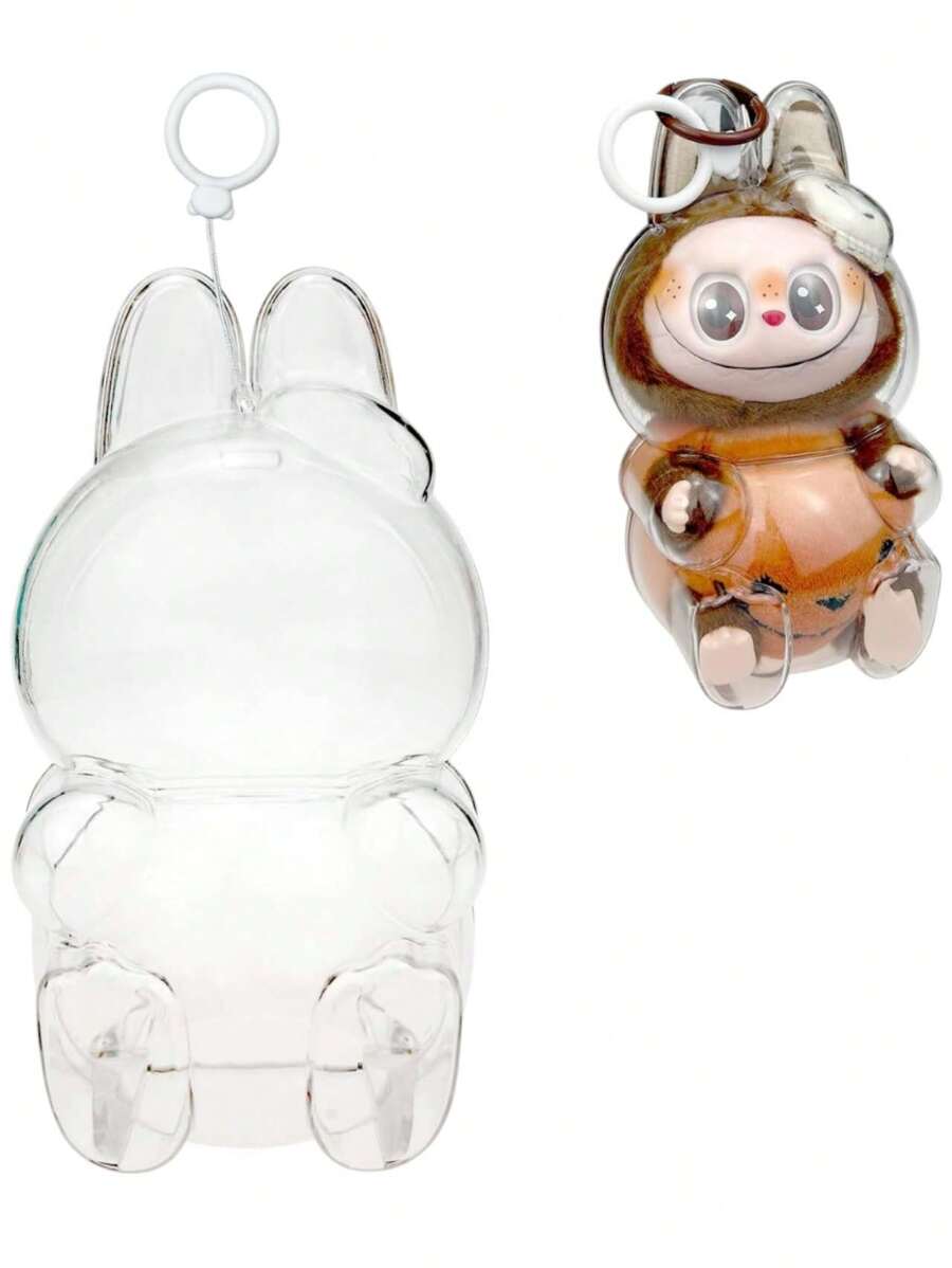 Funda Protector para Adorno Llavero L Sit Transportador Transparente - Multicolor - Ver 1