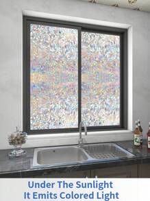 1 Cuộn Phim Cửa Sổ Tĩnh Điện Bằng Kính PVC Tự Dính, Thích Hợp Cho Cửa Sổ Từ Sàn Đến Trần Nhà Tắm Và Nhà Vệ Sinh, Chống Thấm Nước, Chống Ẩm, Chống Tia UV, Trong Suốt Và Mờ, Dùng Cho Trang Trí Nhà Phòng Khách, 17,72 Inch Trang Trí Phòng Trang Trí Tường Trang Trí Phòng Tắm Trang Trí Phòng Ngủ Đồ Trang Trí Phòng Trang Trí Phòng Khách Trang Trí Nhà Trang Trí Nhà Nghệ Thuật Treo Tường Phòng Khách Giấy Dán Tường Miếng Dán Cá Nhân Hóa - Trong sáng - Xem 7