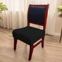 1/2/4/6pcs Thickened Corn Fleece Cushion Covers, Square Chair Pad Seat Covers For Dining Room, Kitchen, Chair Sofa, Removable Soft Cushion Slipcovers - Multicolor - View 50