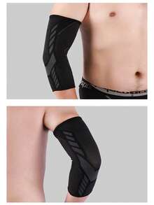 1 Stück Sportellbogenbandage, atmungsaktive schweißableitende Ellbogenstütze für Badminton, Tennis und Outdoor-Aktivitäten