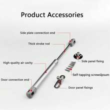 Gas Spring, Gas Strut, Gas Shocks, Soft Close Hinges, Toy Box Hinges, Lift Supports, Lid Support, Kitchen Cabinet Hinges Hydraulic Support Door Cabinet Hinge Spring, Pressure:120N/26lb/12KG[2 Packs]