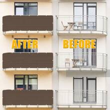 Ecran de confidențialitate pentru gard, țesătură de plasă pentru parbriz, umbrire în aer liber rezistentă la curte, ecran de gard de confidențialitate cu oeje, acoperire pentru gard de parbriz în aer liber Ecran de confidențialitate Blocaj UV pentru curte