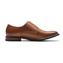 Mens Oxfords Shoes Men's Lace-Ups Formal Dress Shoes For Men In Smart Cacual Shoes For Walking - Brown - View 7