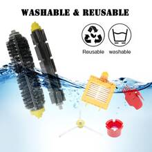 Replacement Parts Compatable For IRobot Roomba 700 Series 760,761,770,780,790 Vacuum,Accessories Removable Brush Filter And Side Brush.