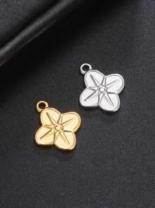 1 peça de aço inoxidável bonito mini sol e estrela do mar pingente, faça você mesmo jóias fazendo acessório para pulseira, colar, brincos