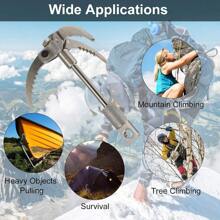 Grappling Hook Folding Claw Multifunctional Stainless Steel Hook For Outdoor Camping Hiking Tree Rock Mountain Climbing