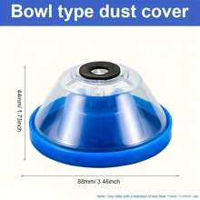 1pc Impact Drill Dust Cover, Household Electric Drill Dust Accessories, Non-Electric Plastic Dust Bowl Tools, Connections, Accessories - Blue - View 3