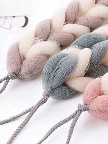 1条特大号丝瓜络浴巾，柔软网状去角质背部按摩器，强力去角质沐浴巾 - 彩色 - 查看 5