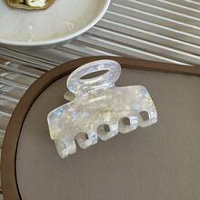 新款高端韩版金标优雅中号发爪发夹 - 彩色 - 查看 8