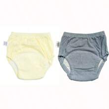 2pcs/1pc Training Pants Set For Teenagers-Waterproof And Washable Diapers, Suitable For Boys And Girls, Learning To Use Bedpans. - Solid Color Cloth Diapers - View 38