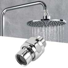 Brass Chrome Ball Joint Shower Arm Angle Adjustable Swivel Adapter - Silver - View 4