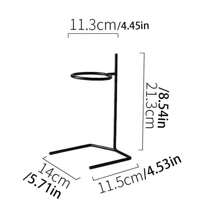 1pc/Set Coffee Pour Over Dripper Stand, Serpentine Filter Holder, Coffee Accessories, Display Stand - Black - View 4
