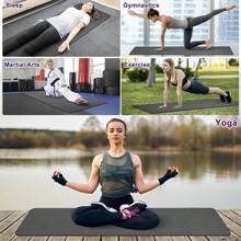 1pc Folding Yoga Mat Thick Yoga Mat Water Proof Yoga Mat Comfortable Yoga Mat 183*61*0.4cm/0.5cm Thickness Recommended For Beginners Soft Cushion Fitness Mat Double-Sided Yoga Mat Exercise Mat For Sports Fitness, Fitness Floor Mat , Gym Set ,Suitable For Gift Giving,Mother's Day Gift, Birthday Gift, Christmas Gift,Gymnastics, Exercise, Pilates, Workout At Home, Sports Socks, Fitness Socks Yoga Socks Pilates Socks